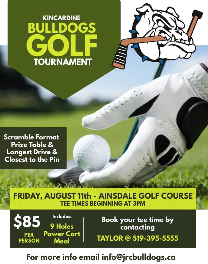 Just a few short weeks until we Rock the Beach - get your tickets online now, or locally at MicroAge Basics, BarDown or Re/Max...  Then in early August, get your Golf-on and join us as Ainsdale!