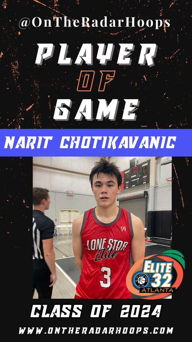 Proven Prospects (@proven_prospect) on Twitter photo 2024 6’3” G Narit Chotikavanic (<a href="/Narit_chot06/">Narit Chotikavanic</a>) had another strong performance for Lone Star Elite going for 20 (4 3PM) in the win. Strong guard with tight handles that plays with a purpose. Great spot up and pull-up shooter. 2024 6’3” G Narit Chotikavanic (<a href="/Narit_chot06/">Narit Chotikavanic</a>) had another strong performance for Lone Star Elite going for 20 (4 3PM) in the win. Strong guard with tight handles that plays with a purpose. Great spot up and pull-up shooter.