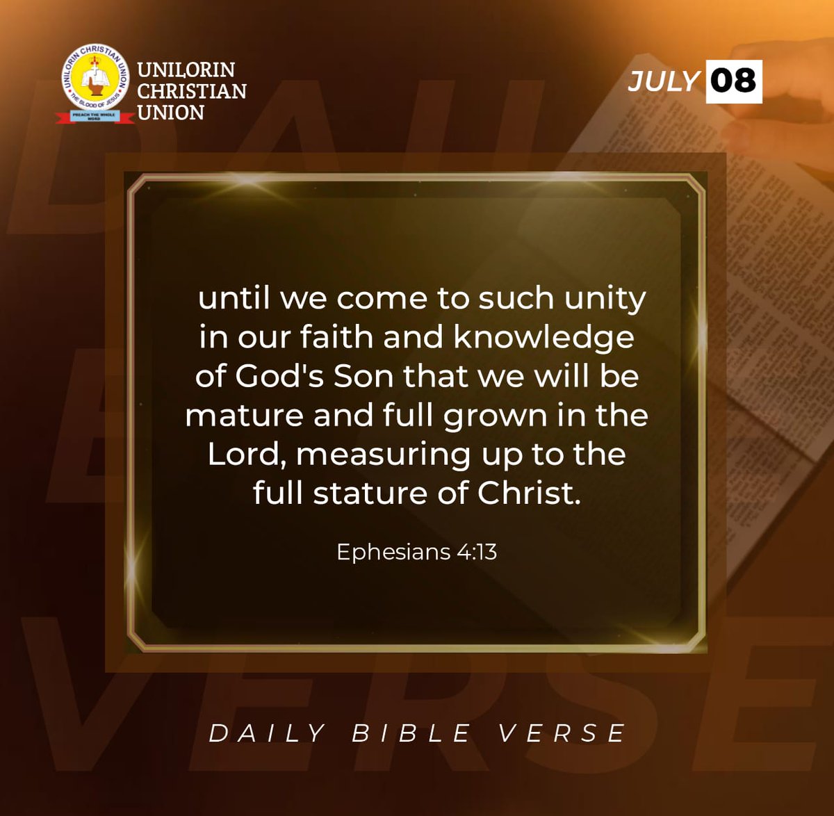 ucuilorin's tweet photo. There's a time when we take baby steps, especially with respect to our walk of faith and our knowledge of God, but there should and must come a time when we become mature and full grown in the things of God. 

1/3 https://t.co/KSIGmXyZsZ