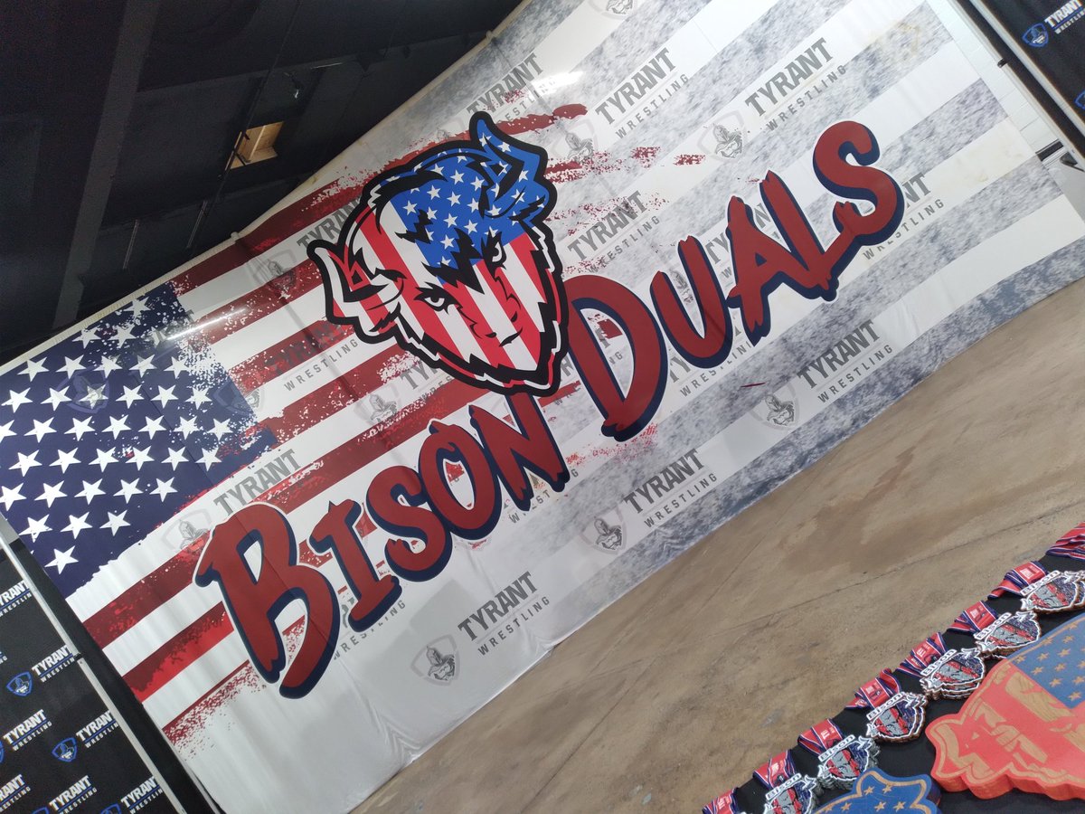 vgioffrejr's tweet photo. #BisonDuals. #FrostGang. 
@TyrantWrestling https://t.co/1GQWtLtPeC