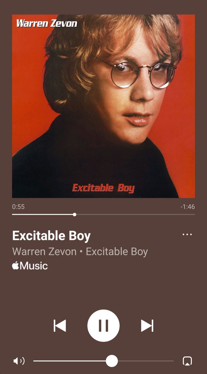 Used one of Warren Zevon's best to introduce the kids to lyrical dissonance this morning. Responses from the older two: Conor: Yeah, it's like Chloroform Girl Ryan: It's Pumped Up Kicks Not sure whether to be proud or concerned...