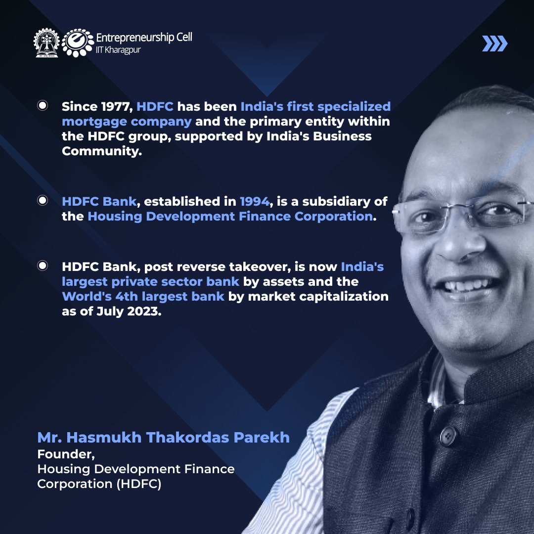 ecelliitkgp's tweet photo. Uniting Strengths, Empowering Dreams: HDFC and HDFC Bank merge to create a financial powerhouse.

With their combined expertise, extensive range of products, and seamless digital solutions, HDFC is set to redefine the world of banking on a global scale. 

(1/2) https://t.co/ndJIsOdqS7