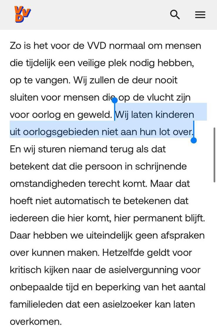 Het was vast een zware week voor Mark Rutte, maar is hij nu al vergeten waarom hij het kabinet liet vallen?   

Huichelachtig.