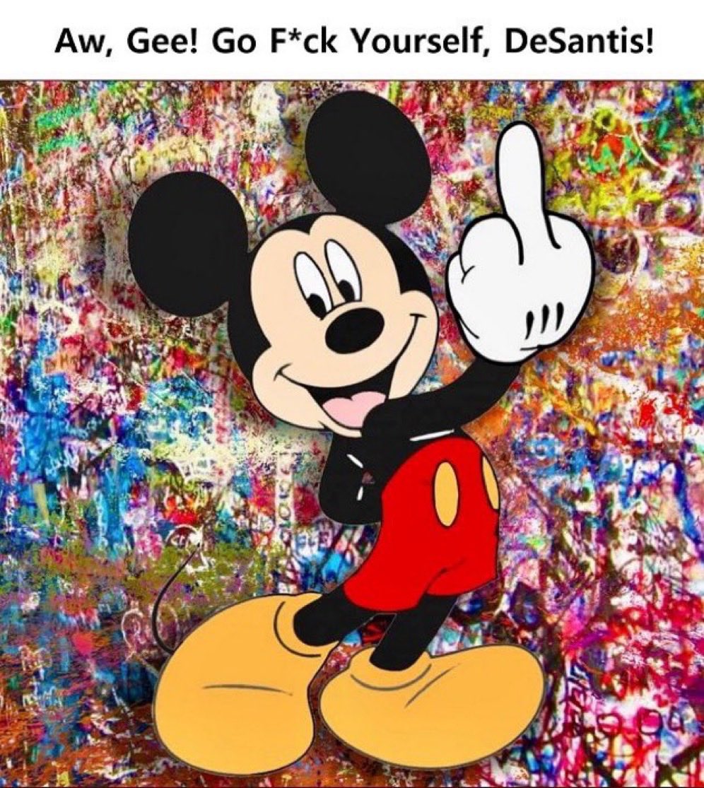 Robthefrosty's tweet photo. He cannot handle Mickey Mouse ,Karen DeSantis, how will your little nothing handle the problem from the world, as leader of the free world. https://t.co/klyIerRGDx