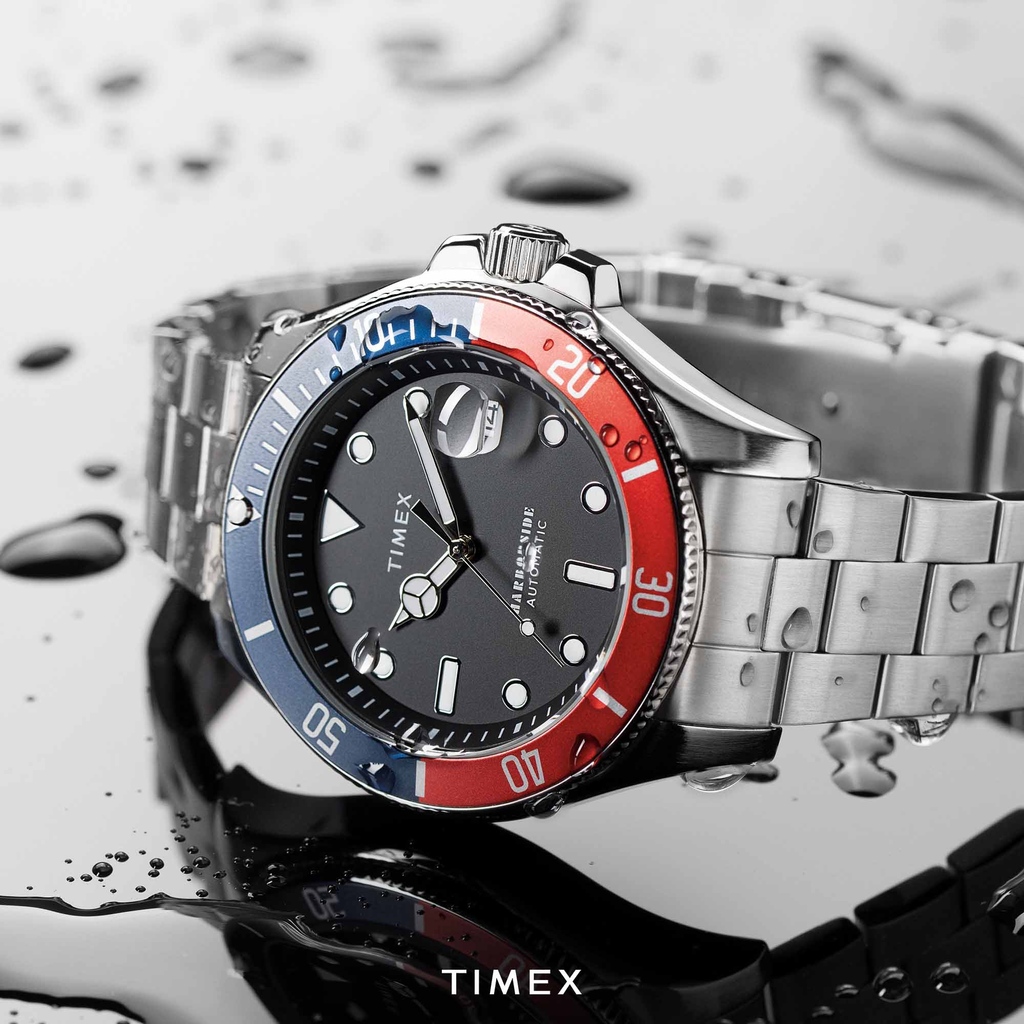 firstclasswatch's tweet image. Timex Harborside Coast ⛵️

With nautical influence at the helm, this men&apos;s #Timex wristwatch exudes classic style. 

Powered by an #automaticmovement, this watch will become a staple in any collection.

Product Code: TW2V72100