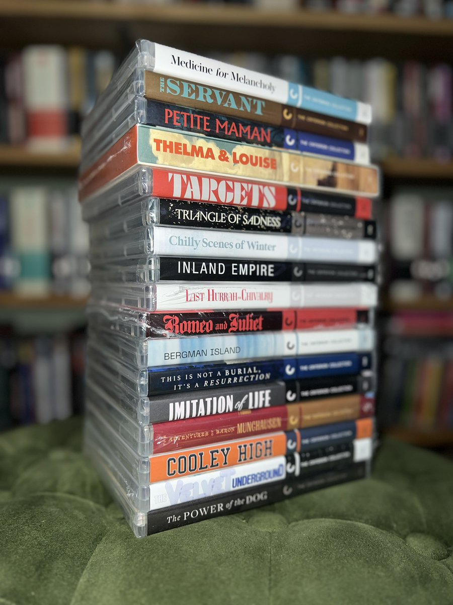 I may have bought a few too many discs this time around during the latest Criterion sale 😵‍💫