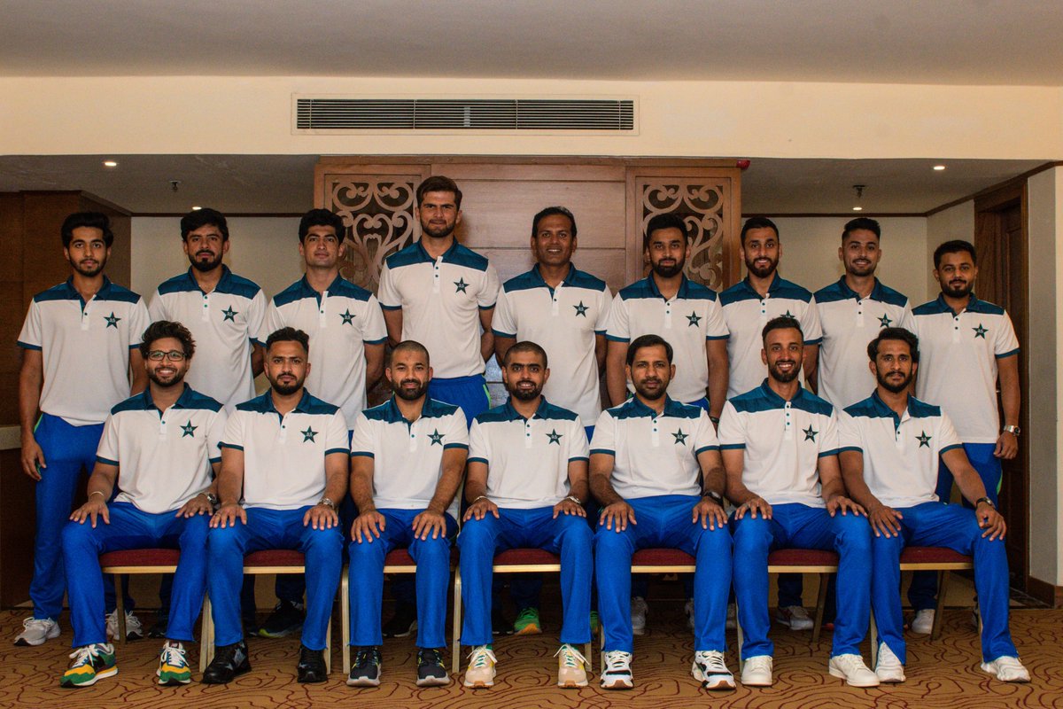 Sri Lanka-bound 🇵🇰 squad ✨

#SLvPAK
