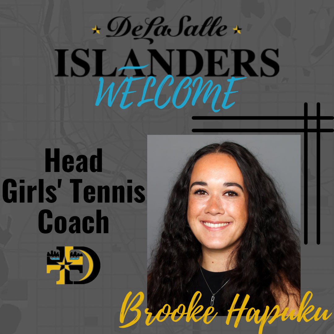 Coach Brooke Hapuku will be taking over the girls’ tennis program this fall! Brooke served as an assistant in both the girls’ and boys’ programs last year. She has a ton of knowledge to share with our players from her own playing experience at the high school &amp; collegiate level!