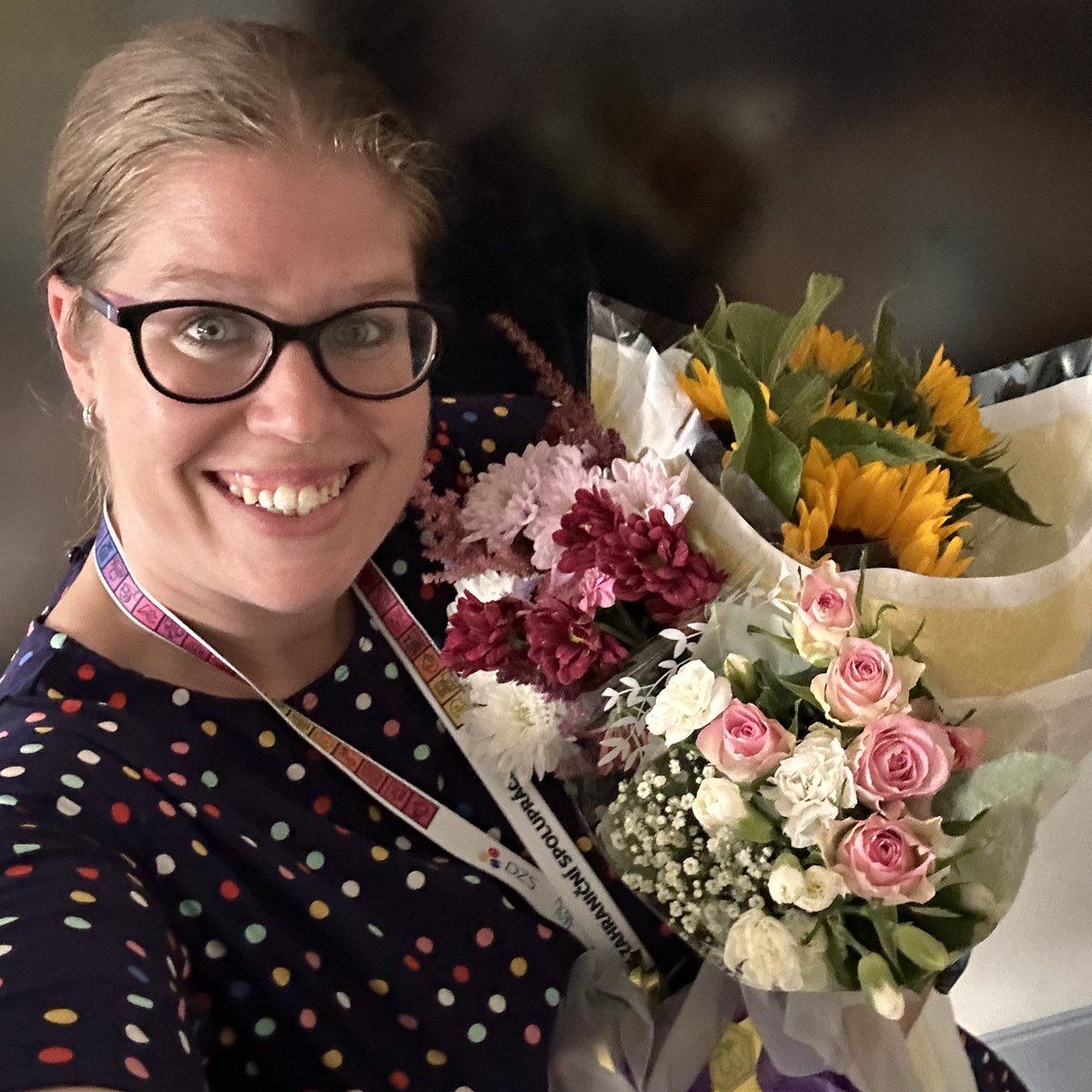 Eva_Mrs_S's tweet photo. Our last day of teaching for the year in Czech school 🇨🇿 
Thank you for all the gifts, flowers 💐and we will be looking forward to seeing you on September 🫶😊💕 https://t.co/N4H0OTp89k