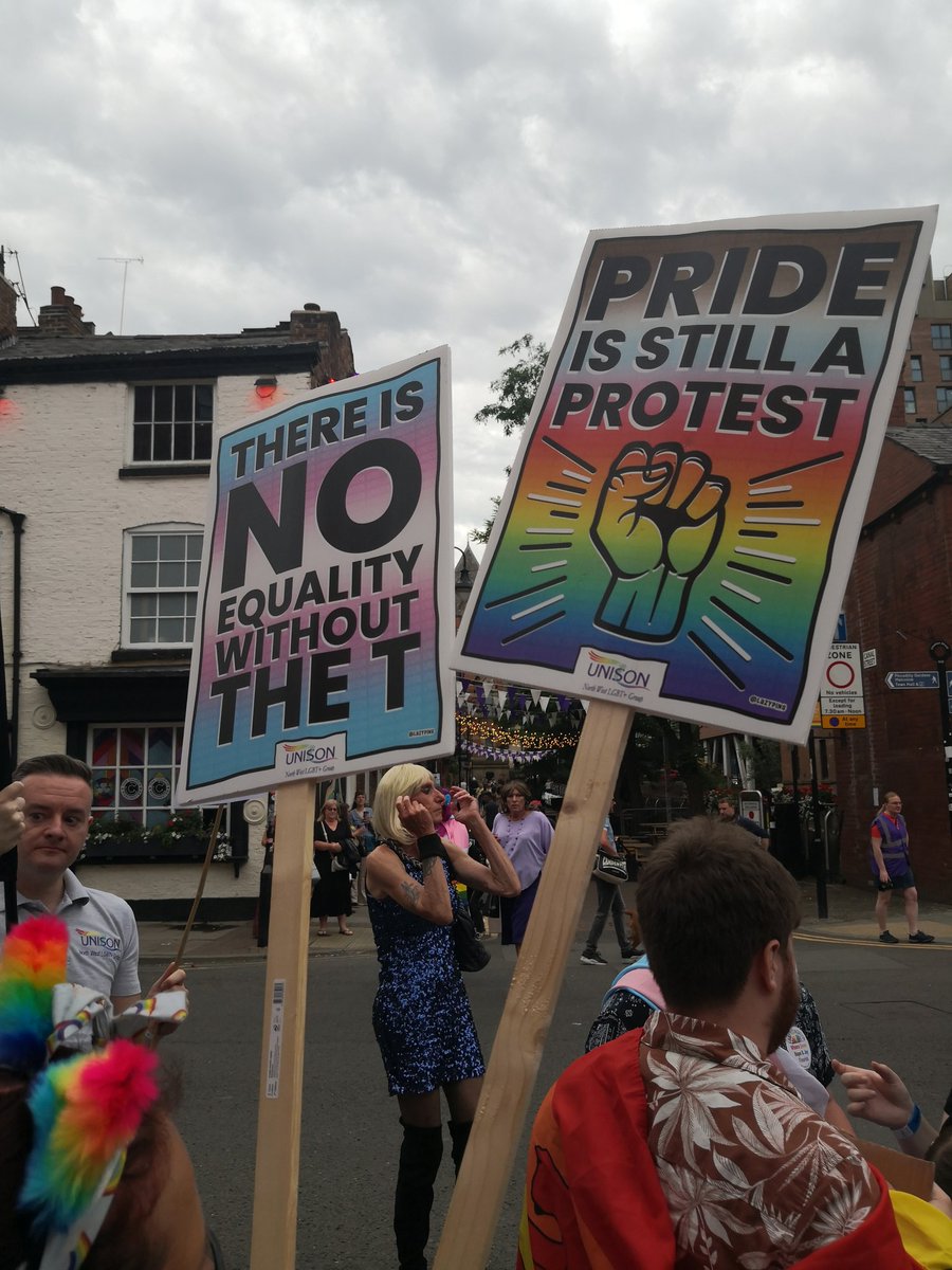 unisonnwlgbt's tweet photo. We had a great time at @SparkleWeekend today, joining the trans joy march and chatting to people about unions and trans rights 🪧🏳️‍⚧️ Our poll was won by people wanting a fair pay rise! 💷 https://t.co/QhGG6f7GF8