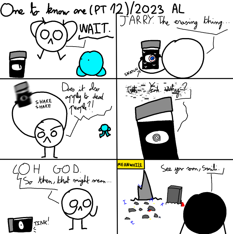 SmiliComic's tweet photo. One to know one (part 12)
See you soon, Smili.
#Smili #Comic https://t.co/dYohknCMOA