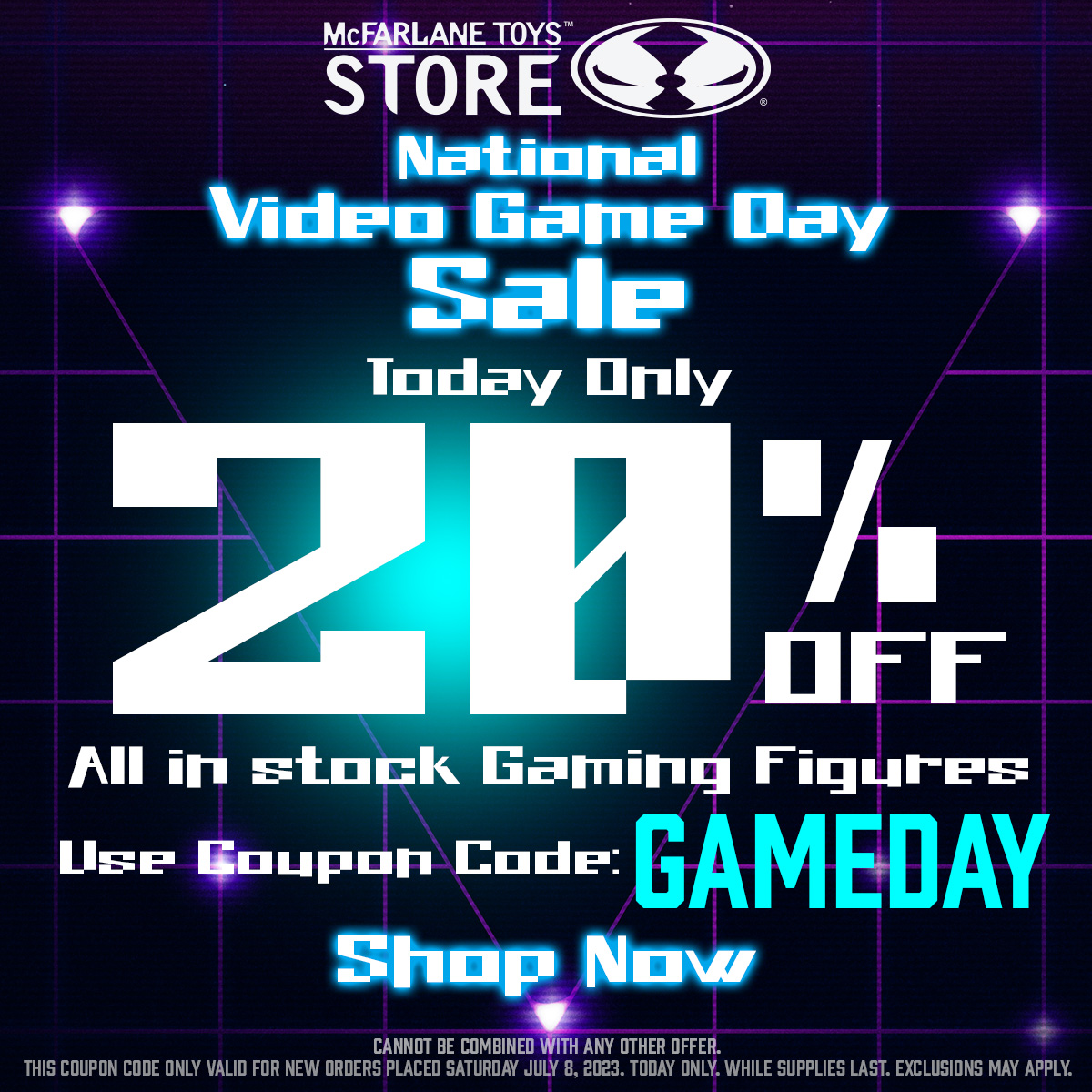 McFarlane Toys on Twitter "It's National Video Game Day! 🎮🕹️ 20 OFF