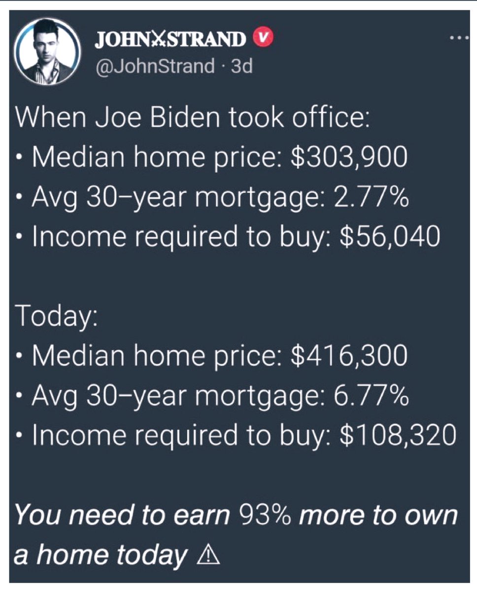 Karine Jean-Pierre: 

"Lowering costs for American families 
is really a big part of what 𝐁𝐢𝐝𝐞𝐧𝐨𝐦𝐢𝐜𝐬 is."

They have to come up with a new word to spin 
how they’ve F^d us over. 

#FJB 
#Trump2024