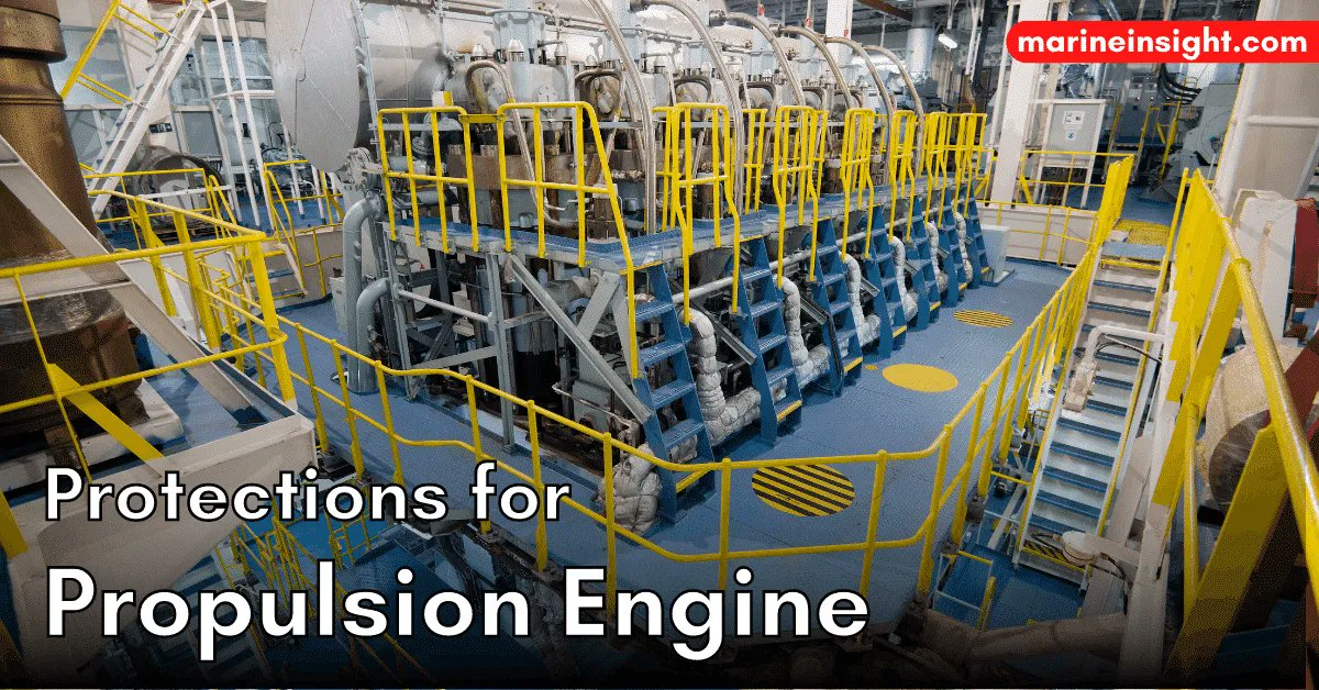 MarineInsight's tweet photo. How Marine Propulsion Engine of the Ship is Protected?
...Check Out this article 👉https://t.co/E0gvzbqujU
#PropulsionEngine #Shipping #Maritime #MarineInsight #Merchantnavy #Merchantmarine #MerchantnavyShips https://t.co/JI5beckK1F
