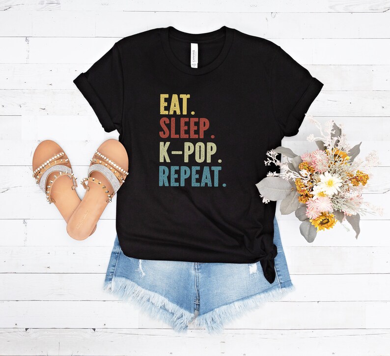 designcryptgift's tweet photo. 🎵🌟 Embrace Your K-pop Obsession with Our "Eat Sleep K-pop Repeat" Shirt! 🎶💃

Calling all K-pop enthusiasts! 🙌 Are you ready to show off your love for your favorite idols? 

#kpop #kpopwts #kpopart #kpoplover #kpopstyle #kpoparmy #kpopfangirl https://t.co/3jJpaq6Dlb