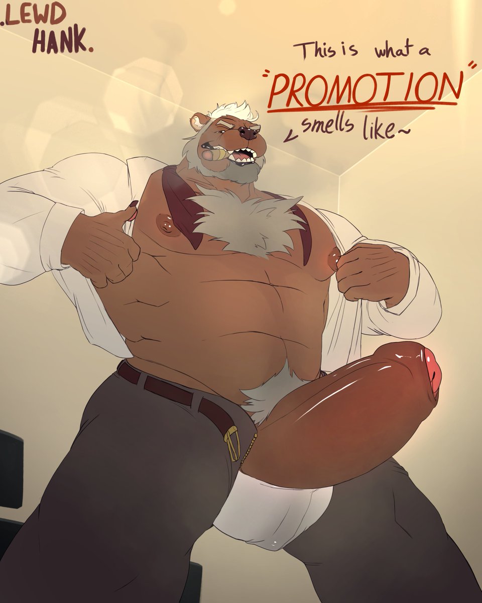 do you know what a PROMOTION smells like...?👀✨

like smoke🚬 and a ripe sweaty n' musky pair of dick n' balls~
💦🍒🍆☁️

now get to work if you want that sweet sweet raise~💢👇

raffle prize done for <a href="/randomness_bear/">levborin.bsky.social</a> 🐻🩶