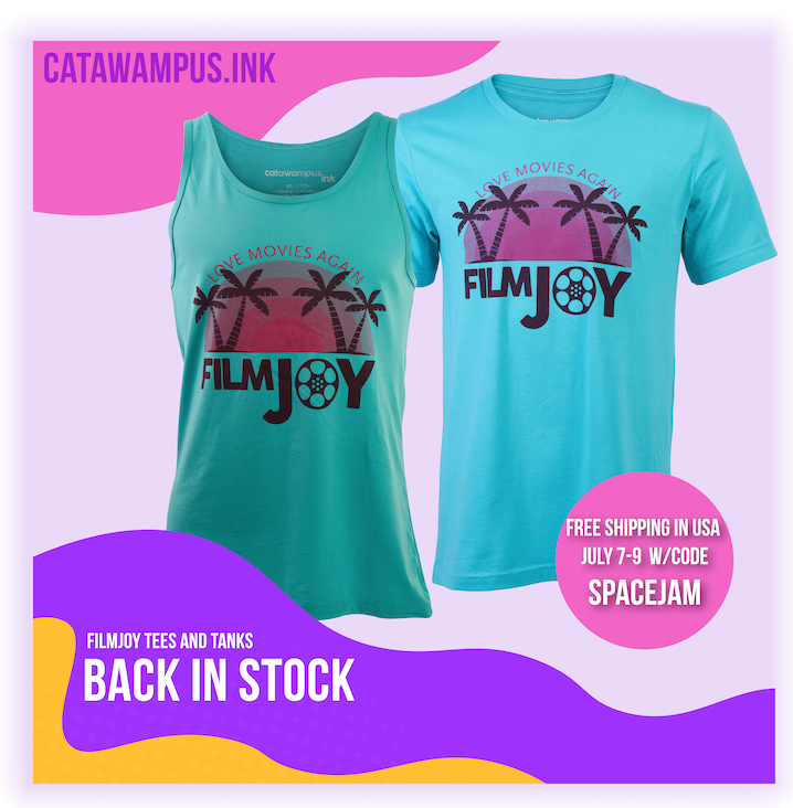CatawampusInk's tweet photo. Filmjoy tees and cotton tanks are back in stock and we're celebrating the release of the Space Jam 2 MwM with free shipping in the USA all weekend!
https://t.co/JAZinctH6O https://t.co/zr8z9BfyFi