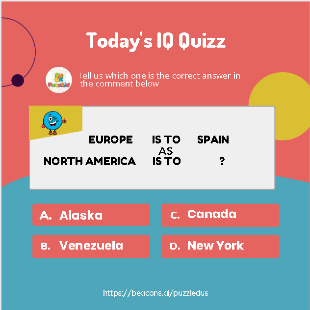 Test your knowledge of America with our IQ Quiz Challenge! 
#IQquizchallenge #trivia #historybuffs #culturaldiversity #americanknowledge #quiztime #testyourself #northamerica #Europe #sequence #Joebiden