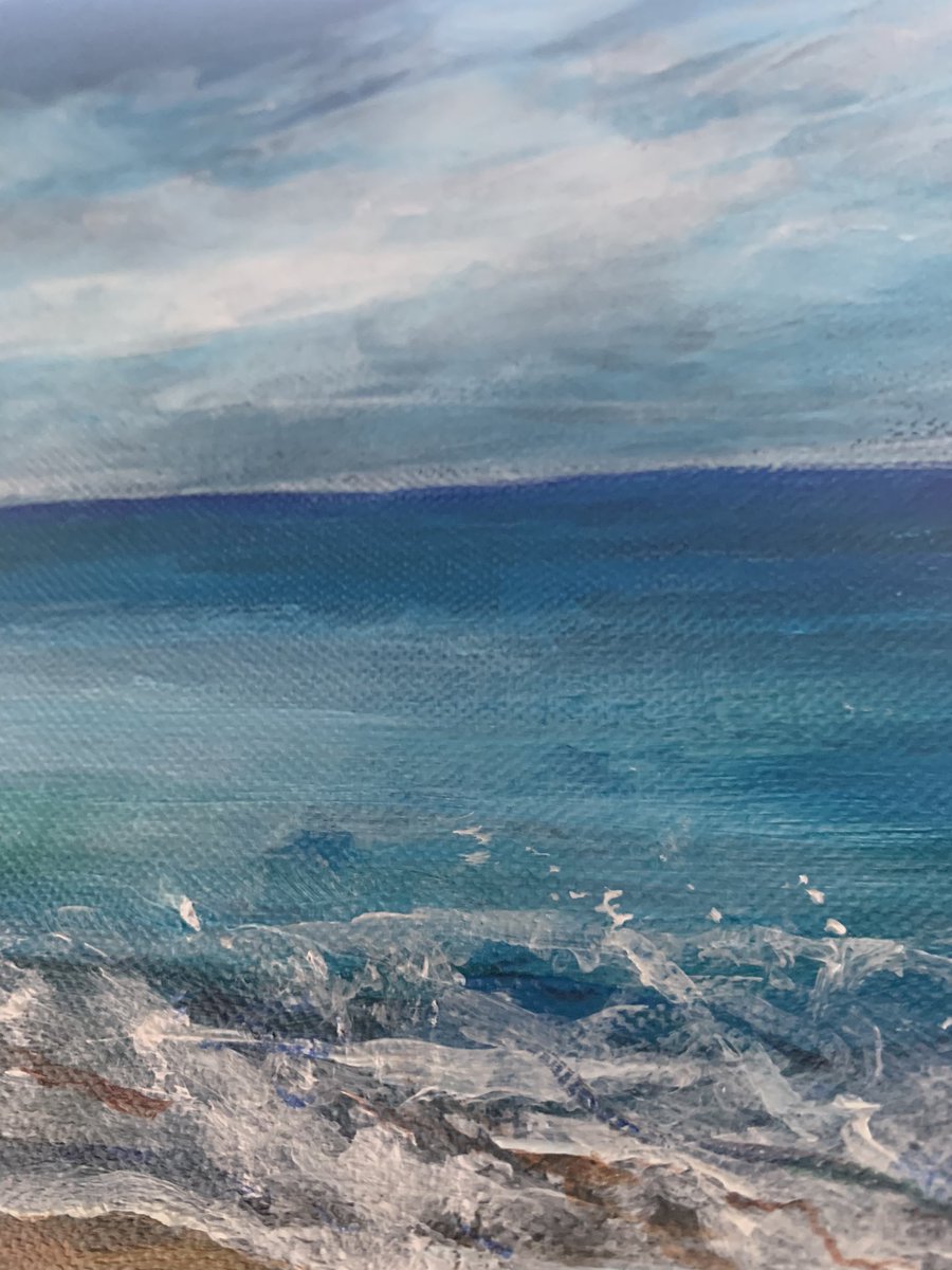 sharedlights's tweet image. 🟦 Vernissage en cours. Peint ce jour. Acrylique sur toile (coton).
Magnifique paysage, ma plage préférée de #Marseille, la Plage de Prado, David.

#blue #white #paysage #peinture #painting #enjoylife 💙