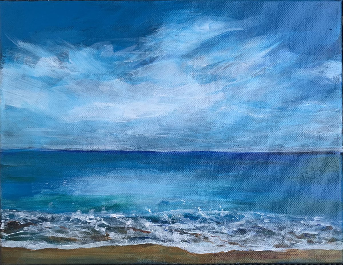 sharedlights's tweet image. 🟦 Vernissage en cours. Peint ce jour. Acrylique sur toile (coton).
Magnifique paysage, ma plage préférée de #Marseille, la Plage de Prado, David.

#blue #white #paysage #peinture #painting #enjoylife 💙