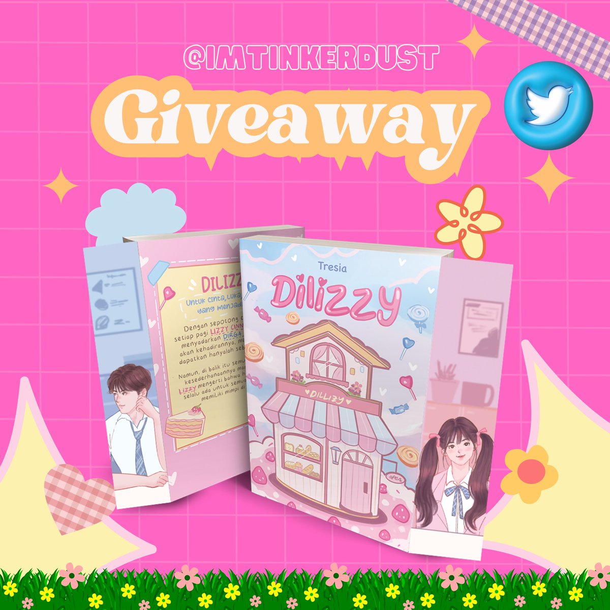 imlillcupcakes's tweet photo. GIVEAWAY 3 NOVEL DECEMBER WITH YOU + 1 DILIZZY HC (4 orang pemenang)
• follow akun aku @imtinkerdust 
• like + rt AU december with you ( pin aku )
• like + rt tweet ini + reply kenapa kalian mau peluk novel aku ! jgn lupa pakai tagar #decemberwithyouau (boleh spam) https://t.co/5Xr0rnXeaO