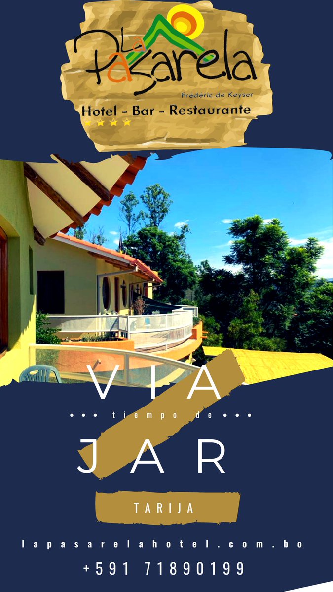 la_pasarela's tweet photo. ¡Julio llega con descuentos para padres con hasta 2 hijos menores de 11 años!
🔸 2 días 1 noche a 510 bs
🔸 3 días 2 noches a 970 bs
🔸 4 días 3 noches a 1430 bs
(Desayuno buffet americano incluido)

🔹 Sauna privado y jacuzzi hidromasaje 🛀
📱info al 71890199
#tarija #bolivia https://t.co/EiZ0KdWetc