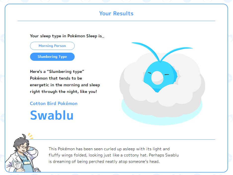 Sleep Type Quiz  Pokemon Sleep｜Game8