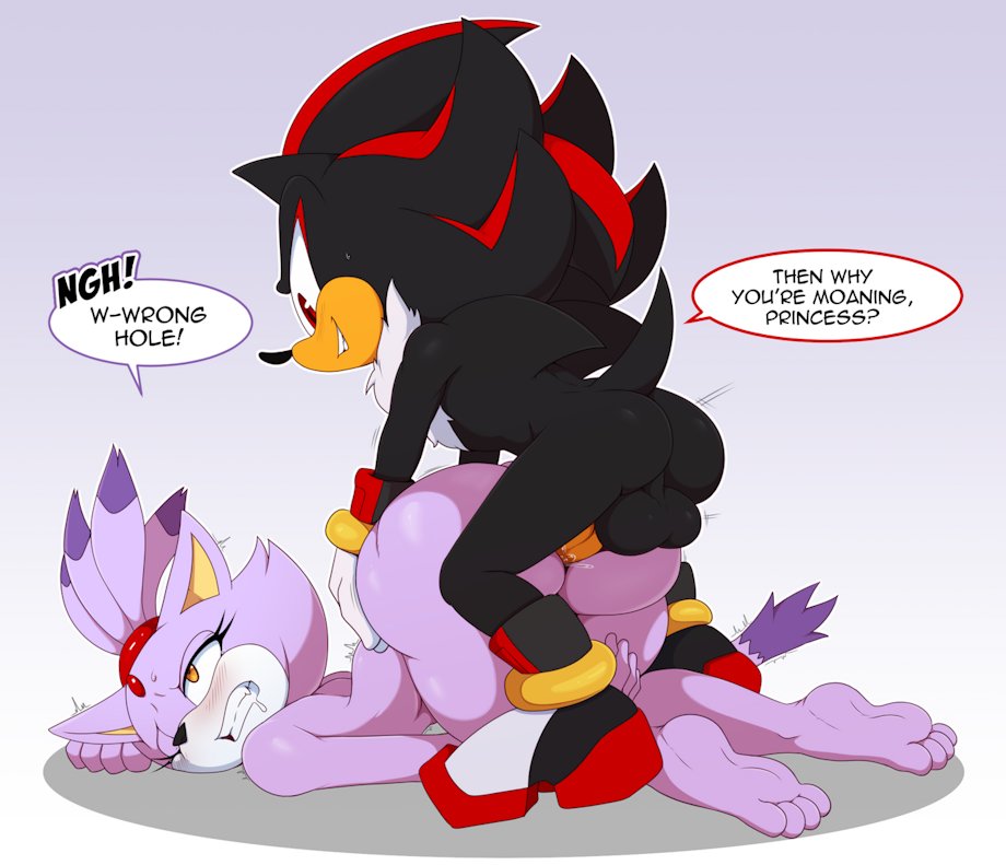 "Well, maybe because I love anal sex, or maybe maybe I love being fucked roughly~ Which one do you guess~?"