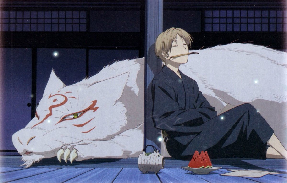 shoujocrave's tweet photo. 15 years ago today, the anime ‘Natsume Yuujinchou’ premiered https://t.co/kelL9R1cwE