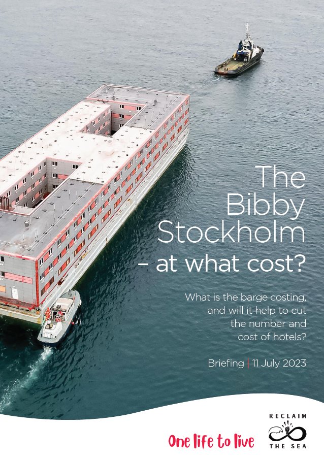 DOES the barge actuslly save money on the daily hotel bill? Does it cut the use of hotels? 

Detailed report into the costings of the Bibby Stockholm out on Tuesday. DM for a copy.  

#ShipOfSorrow #NoFloatingPrisons