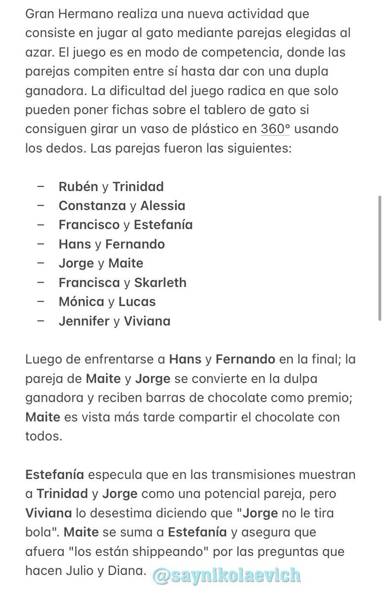 saynikolaevich's tweet photo. RESUMEN VIERNES 7 DE JULIO // Los pormenores detrás de la prueba del tótem y la fiesta de karaoke marcaron el día. Detalles abajo y en la segunda parte 👇🏻👇🏻👇🏻 #GranHermanoChile #GranhermanoCHV #GHChile #ResumenGH https://t.co/XZ3hgdah8T