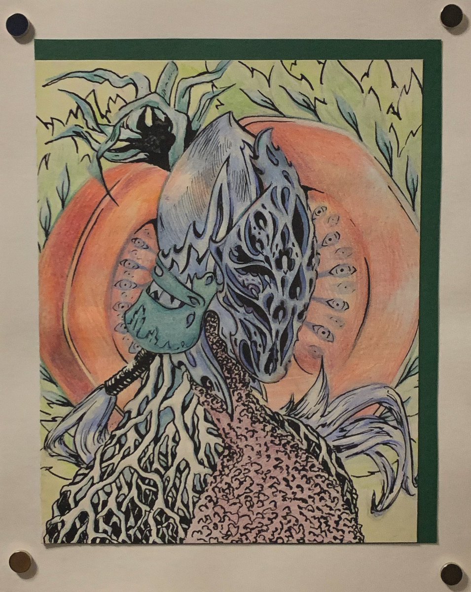 lenora_bernik's tweet photo. Weekend pencil illustration 
Tomato knight or root knight? 
I don’t sure but this seeds look like they are looking at me…
#art #KNIGHT #illusrtationart https://t.co/QMERvnvTMb