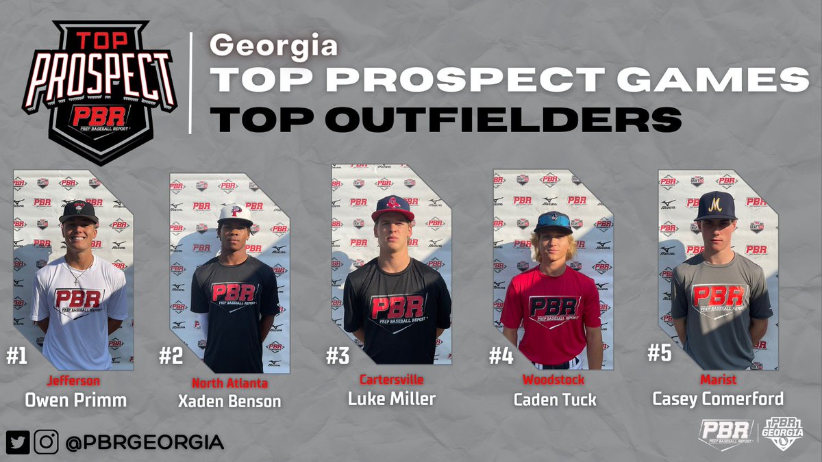 PrepBaseballGA's tweet photo. 𝗧𝗼𝗽 𝗣𝗿𝗼𝘀𝗽𝗲𝗰𝘁 𝗚𝗮𝗺𝗲𝘀: 𝗨𝗽𝗽𝗲𝗿𝗰𝗹𝗮𝘀𝘀 - 𝗢𝘂𝘁𝗳𝗶𝗲𝗹𝗱𝗲𝗿 𝗥𝗲𝗽𝗼𝗿𝘁𝘀 📚

+ 2️⃣0️⃣ @PBR_Uncommitted '24 prospects that can make an impact at the next level. Full reports from our top upperclass event of the year. 🔽🔽

🔗 https://t.co/KQxElLpVnh https://t.co/6WibCUM05u
