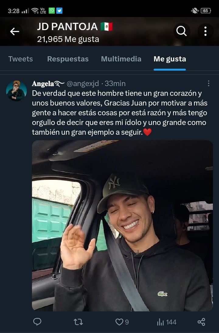 angexjd's tweet photo. Segunda interacción con mi niño no sabes cuánto te amo y estoy tan feliz que hayas visto ese tweet porque ahí demuestro mi gran admiración hacia ti ¡Te amo! ❤️ https://t.co/PuHjtGHL8n