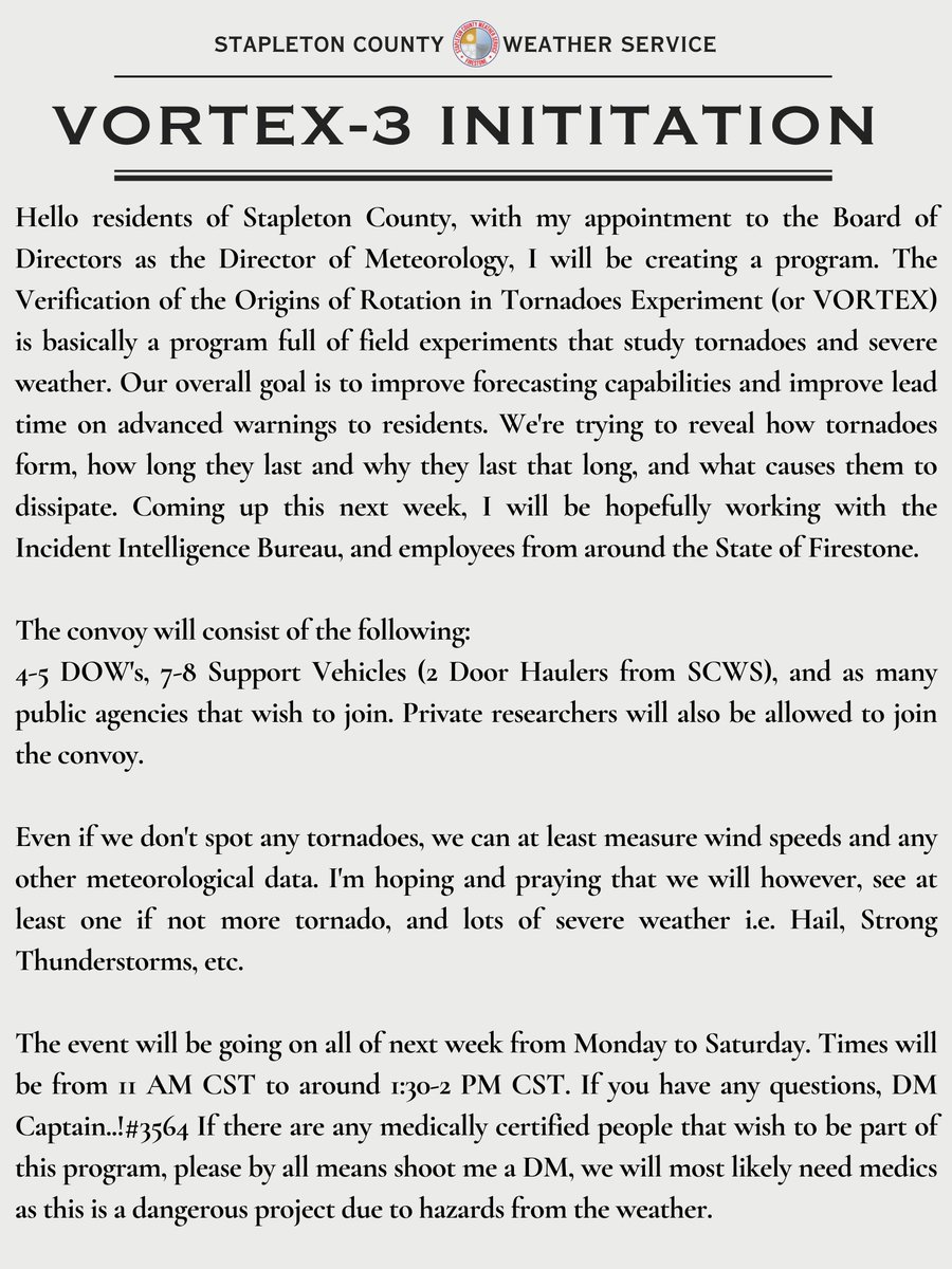 Stapleton County Weather Service (@firestonescws) on Twitter photo 