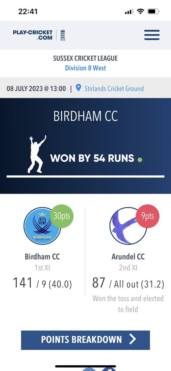 Birdham Cricket Club tweet media