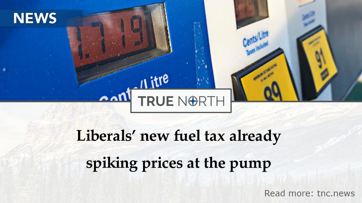 True North on Twitter "The Trudeau government’s clean fuel regulation