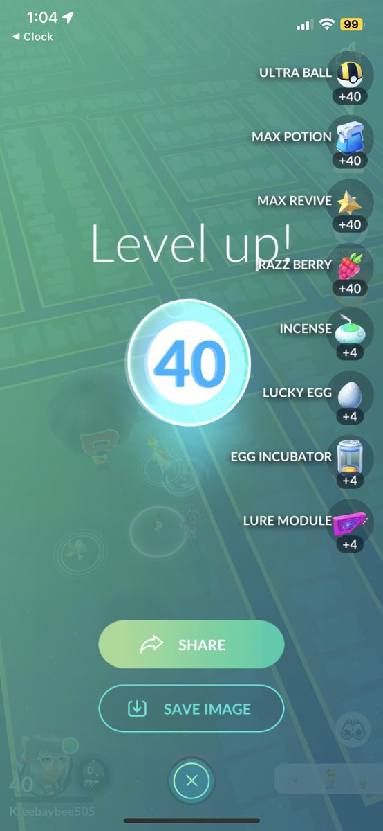Ktee_baybee's tweet image. Forgot to post from lastnight(: finally!!
Level 40! 🥰
#PokemonGo #PokemonGoApp #Level40 #TeamValor