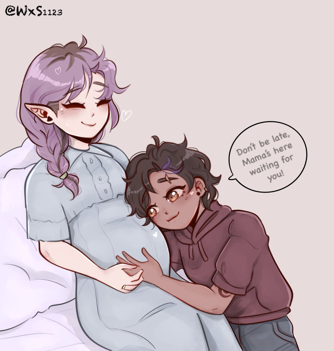 WxS1123's tweet photo. Family time 🥹💜💙
.
.

[#TheOwlHouse #TOH #Luz #Amity #Lumity] https://t.co/FSNn143IDN