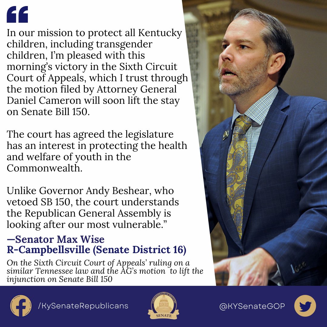 KY Senate Majority on Twitter "Senator maxwellwise, the primary