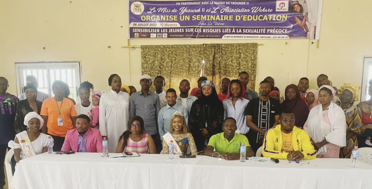 yeshealth1's tweet photo. On Saturday 08 July 2023, at the MYPC Madagascar, we took part in an educational seminar entitled "Raising young people's awareness of the risks associated with early sexuality", attended by 50 participants, organized by #MissFESTICYDE2 #WeKare and supervised by the Yaoundé II https://t.co/114FS3htso