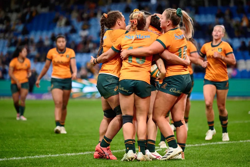 Full time in Canada. What a bounce back from last week! Wallaroos 58 USA 17. First time we’ve beaten the Eagles in 21 years and importantly, should seal our qualification in WXV1.