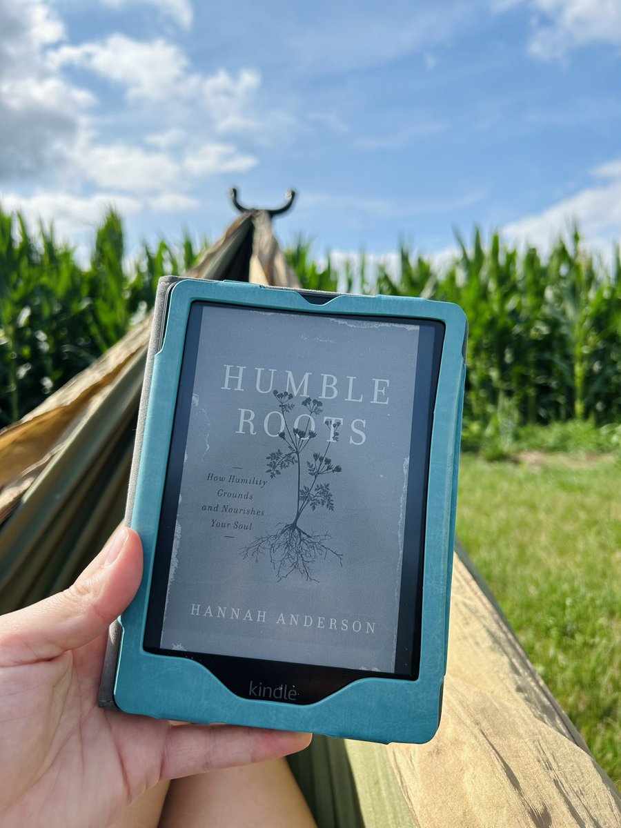 Only on Chapter Two and this book is. Feeding. My. Soul. What a blessing it has been to learn about true humility this summer.☀️Also, bless my in-laws for toddler-free time and this hammock stand. (I don’t get to hammock in random places half as much now that I’ve got a toddler.)