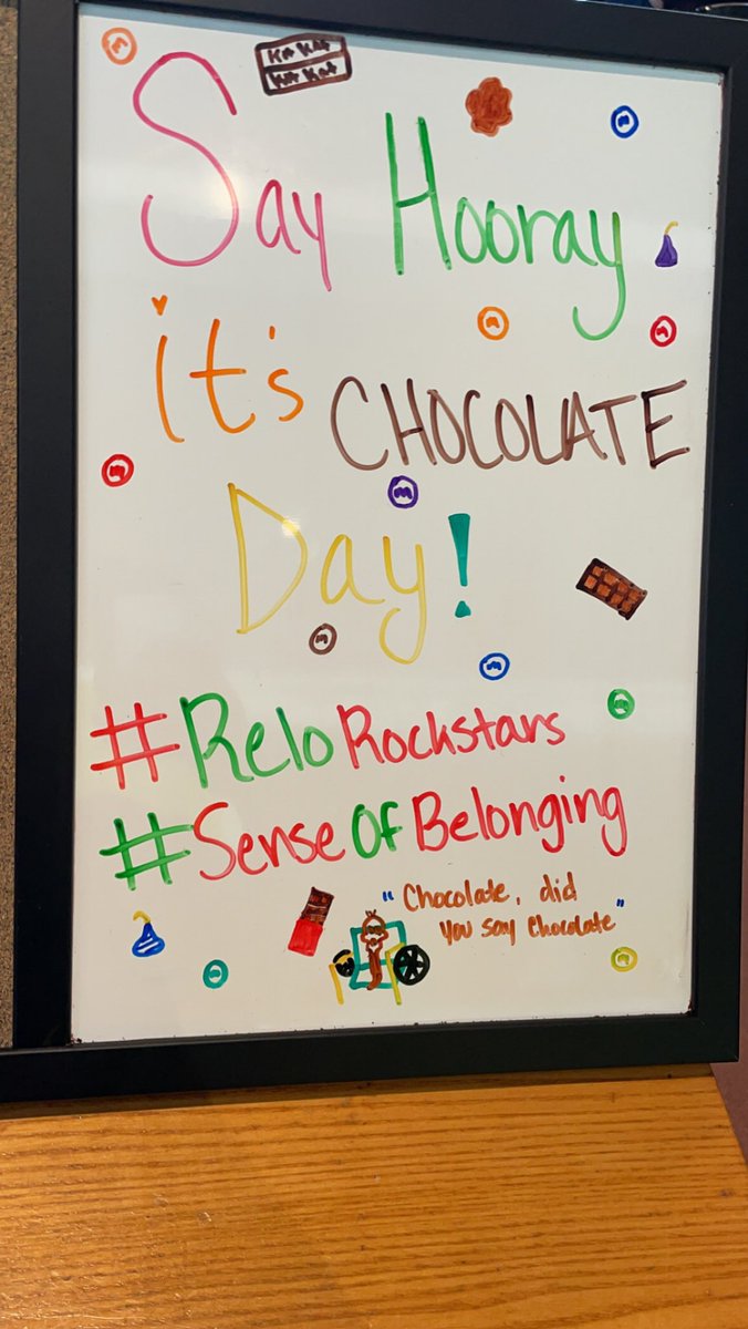 chilis01386's tweet photo. Chocolate day in full effect for #TeamRelo, show us how you #Culture!?! 🤪🎉

#CultureMatters
#SenseOfBelonging https://t.co/k4UP52JyFE