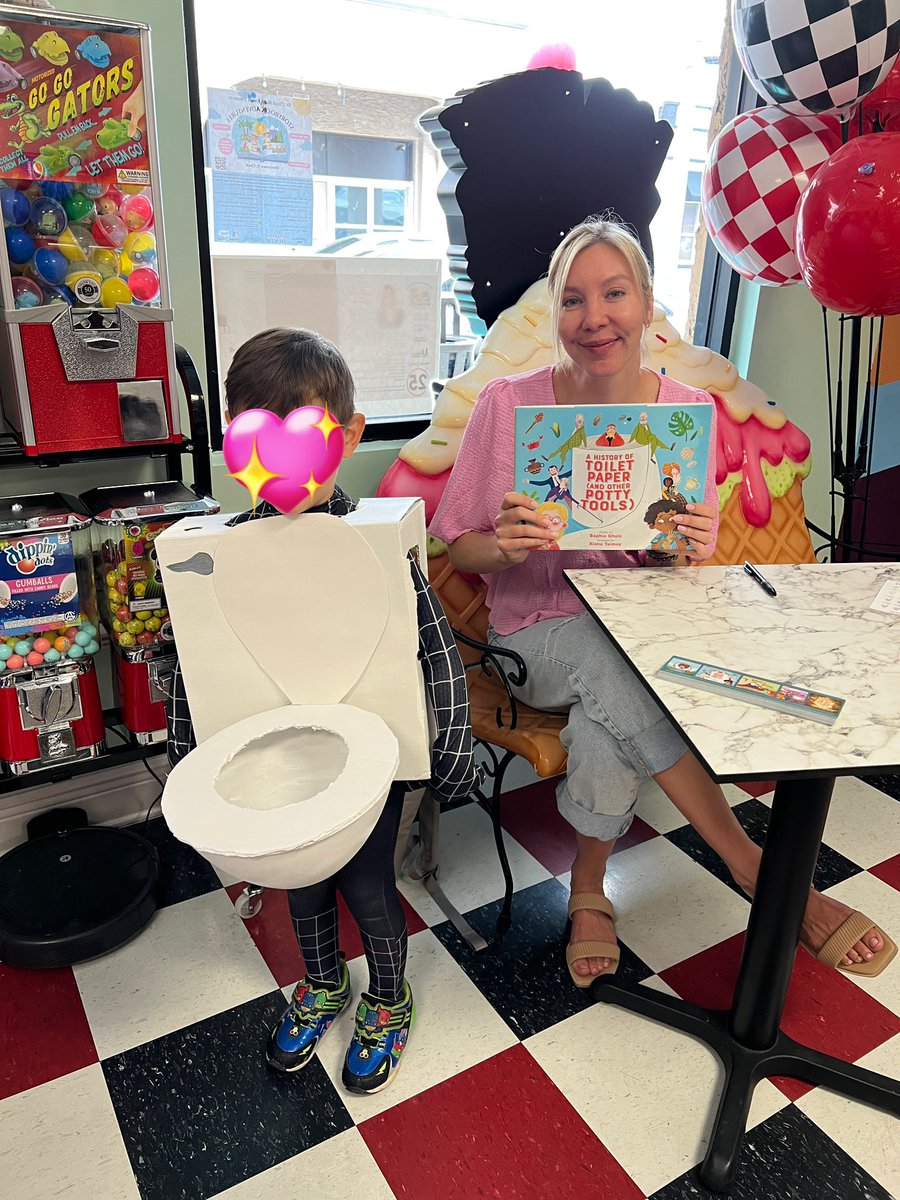Sophia Gholz 💫 (@sophiagholz) on Twitter photo I had so much fun signing copies of A History of Toilet Paper this morning. Kids even came in themed costumes! Huge shout out to <a href="/STCMainStreet/">St Cloud Main Street</a> <a href="/OsceolaLibrary/">Osceola Library</a> for pulling together these awesome book events each summer. You guys are the true superstars! ❤️😍✨🧻 I had so much fun signing copies of A History of Toilet Paper this morning. Kids even came in themed costumes! Huge shout out to <a href="/STCMainStreet/">St Cloud Main Street</a> <a href="/OsceolaLibrary/">Osceola Library</a> for pulling together these awesome book events each summer. You guys are the true superstars! ❤️😍✨🧻