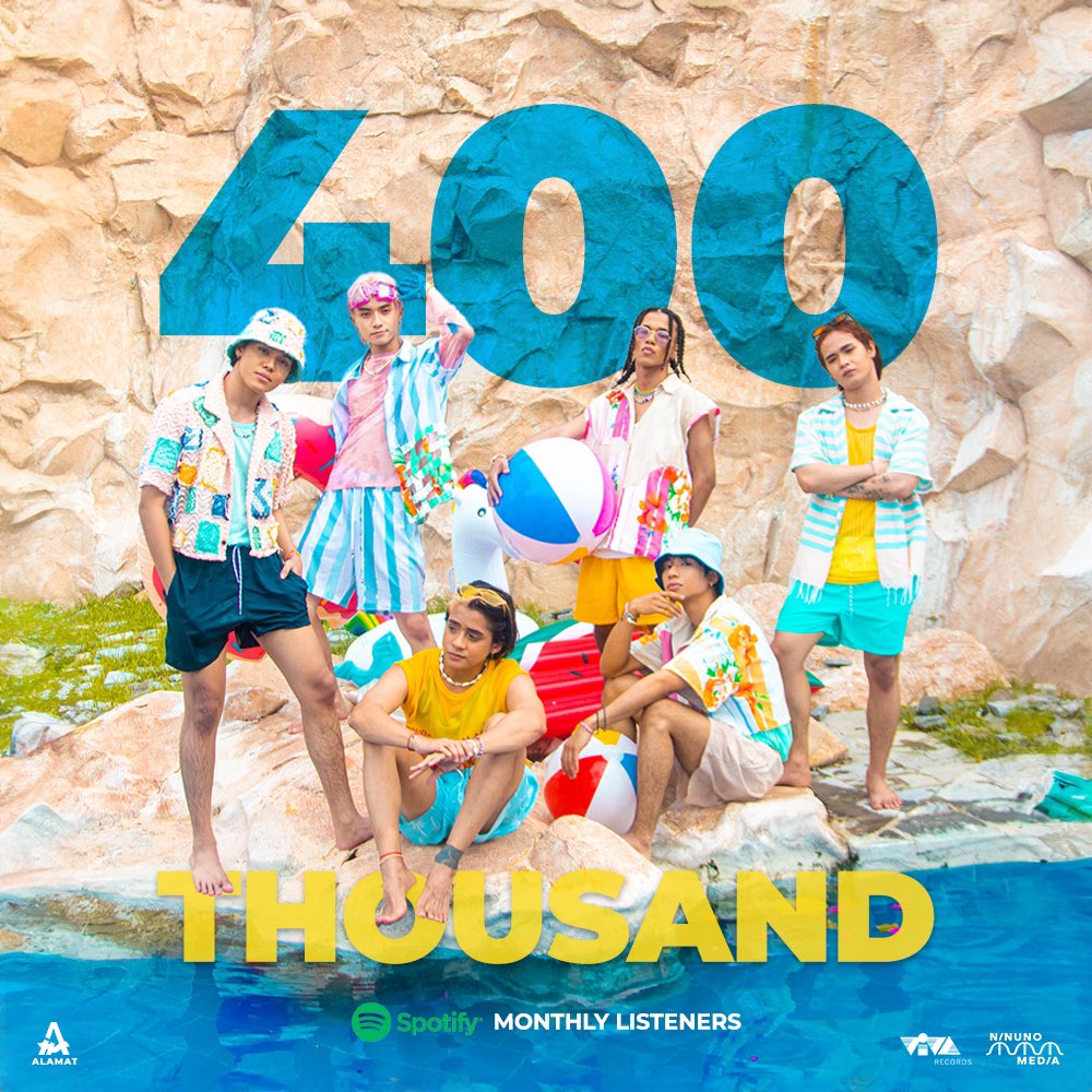 Official_ALAMAT's tweet photo. Alamat's monthly Spotify listeners have surpassed 400,000! https://t.co/fCEpx123L6