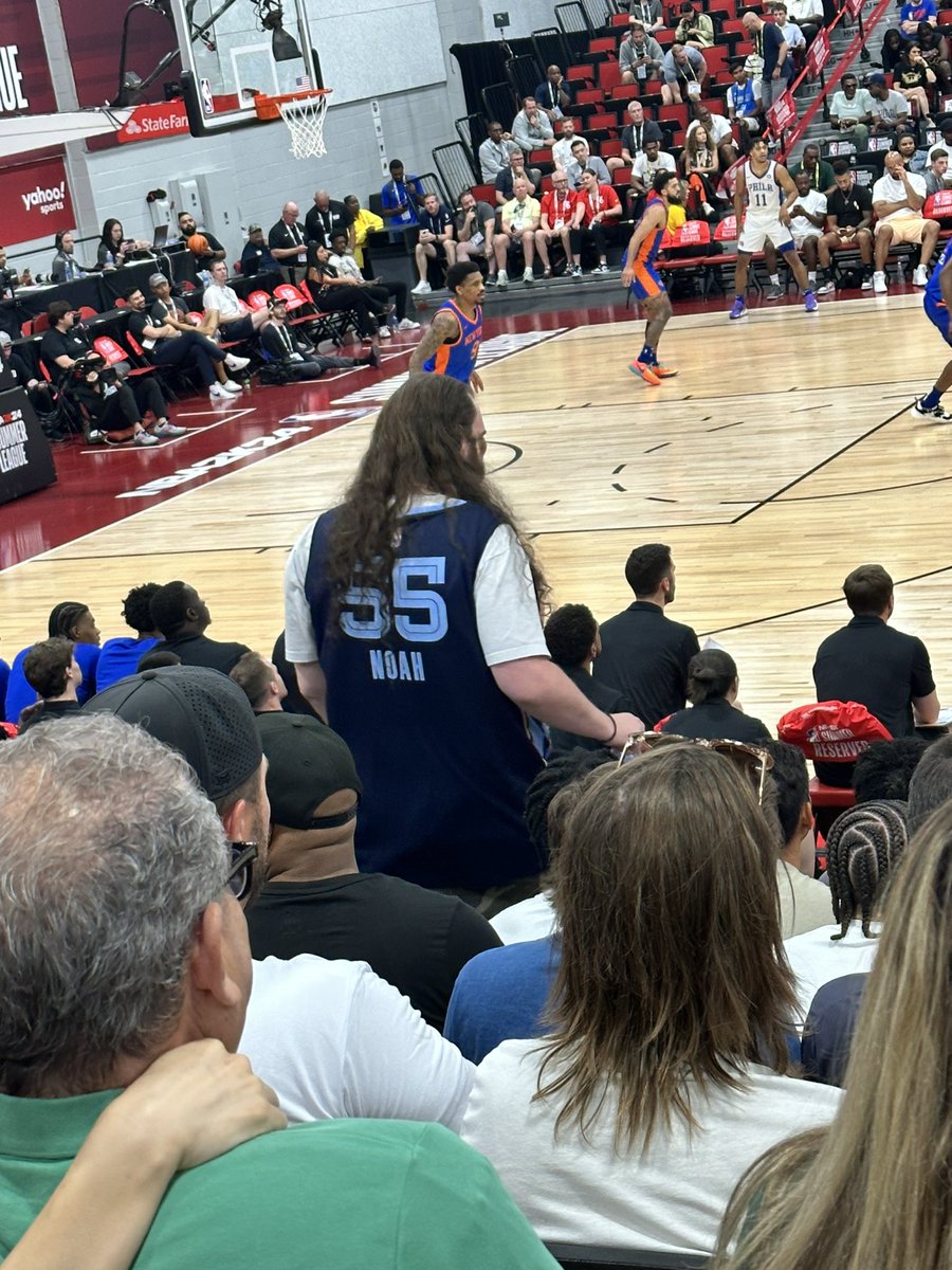 Devin_Walker2's tweet photo. a grizz deep cut at summer league 😂

ain’t never seen a joakim jersey……till now. https://t.co/uOioPF2qaH