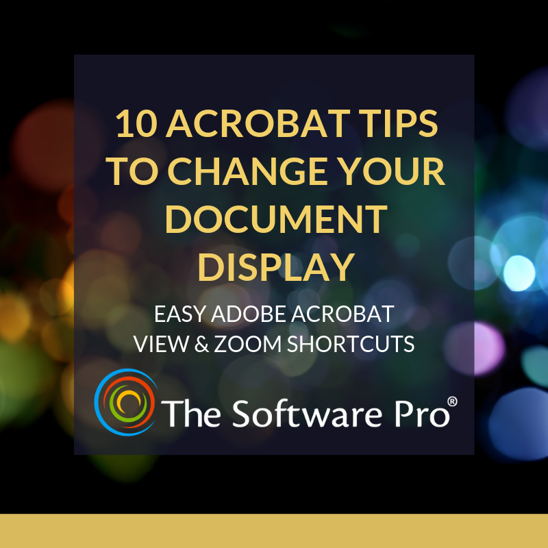 TheSoftwarePro's tweet photo. Adobe Acrobat: 10 Easy Ways to Change the Display of Your Documents with View &amp; Zoom Shortcuts https://t.co/LuWV9ZxAYE #AcrobatTips #Acrobat https://t.co/H2tGSo5lD9