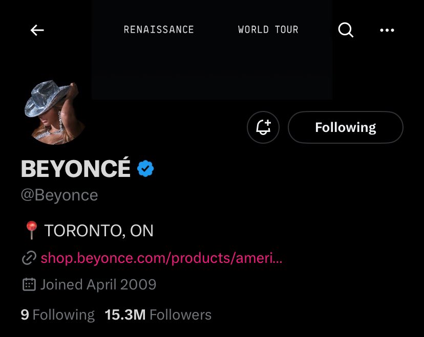 RENAISSANCE WORLD TOUR on Twitter: 
