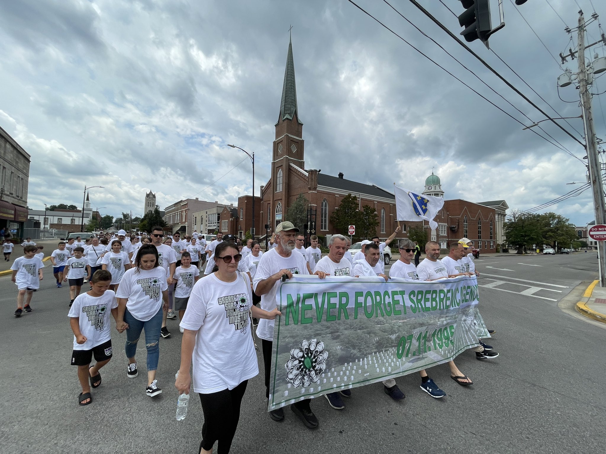 Joe Imel on Twitter: "A walk and memorial was held at Circus Square ...